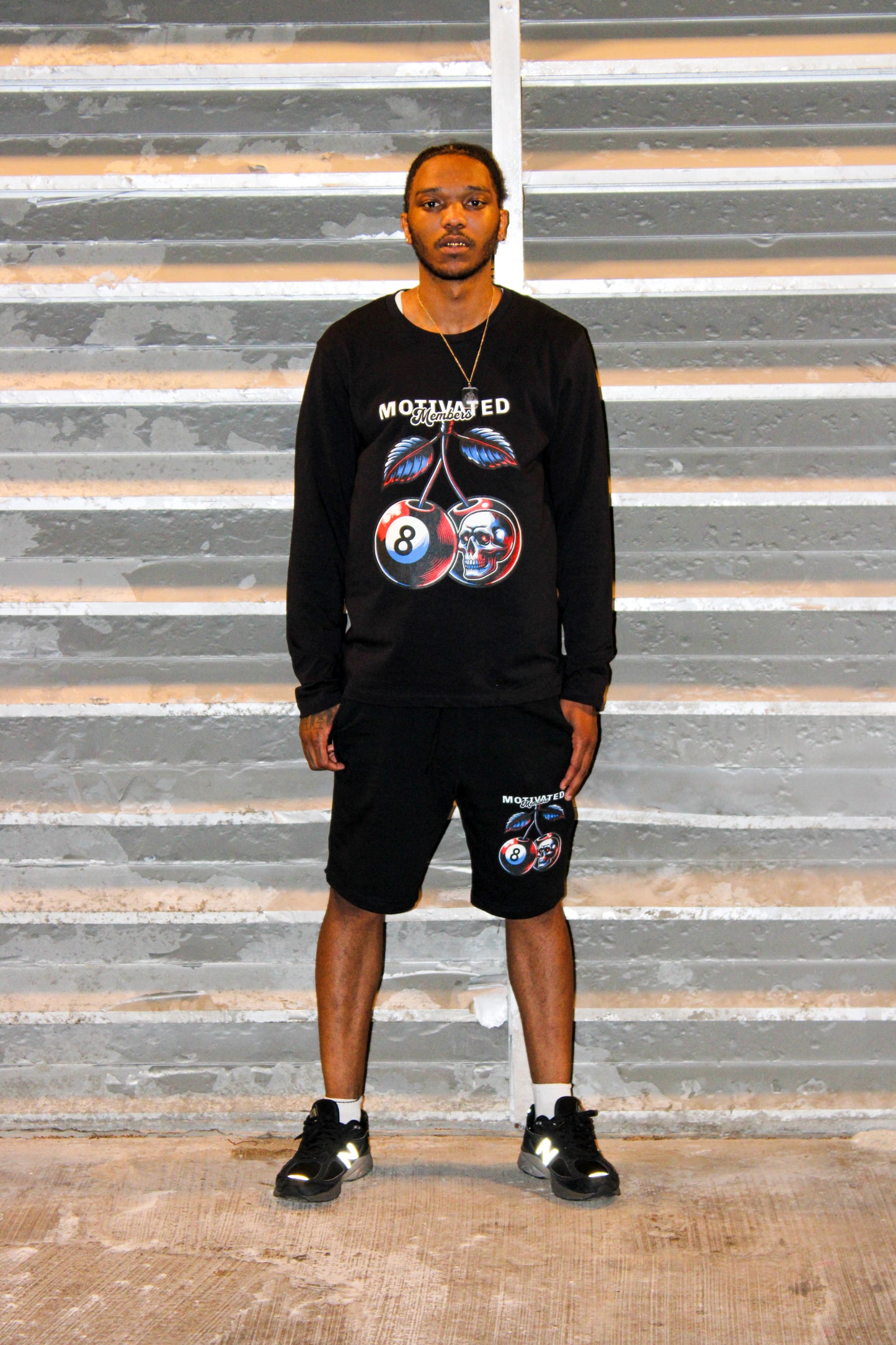 8Ball Cherry Long Sleeve